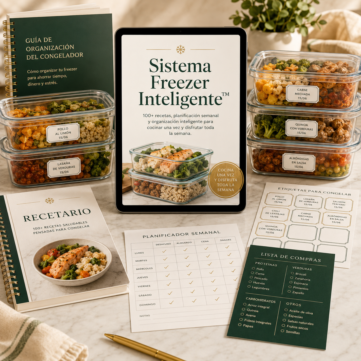 Sistema Freezer Inteligente™ + 3 bonos prácticos