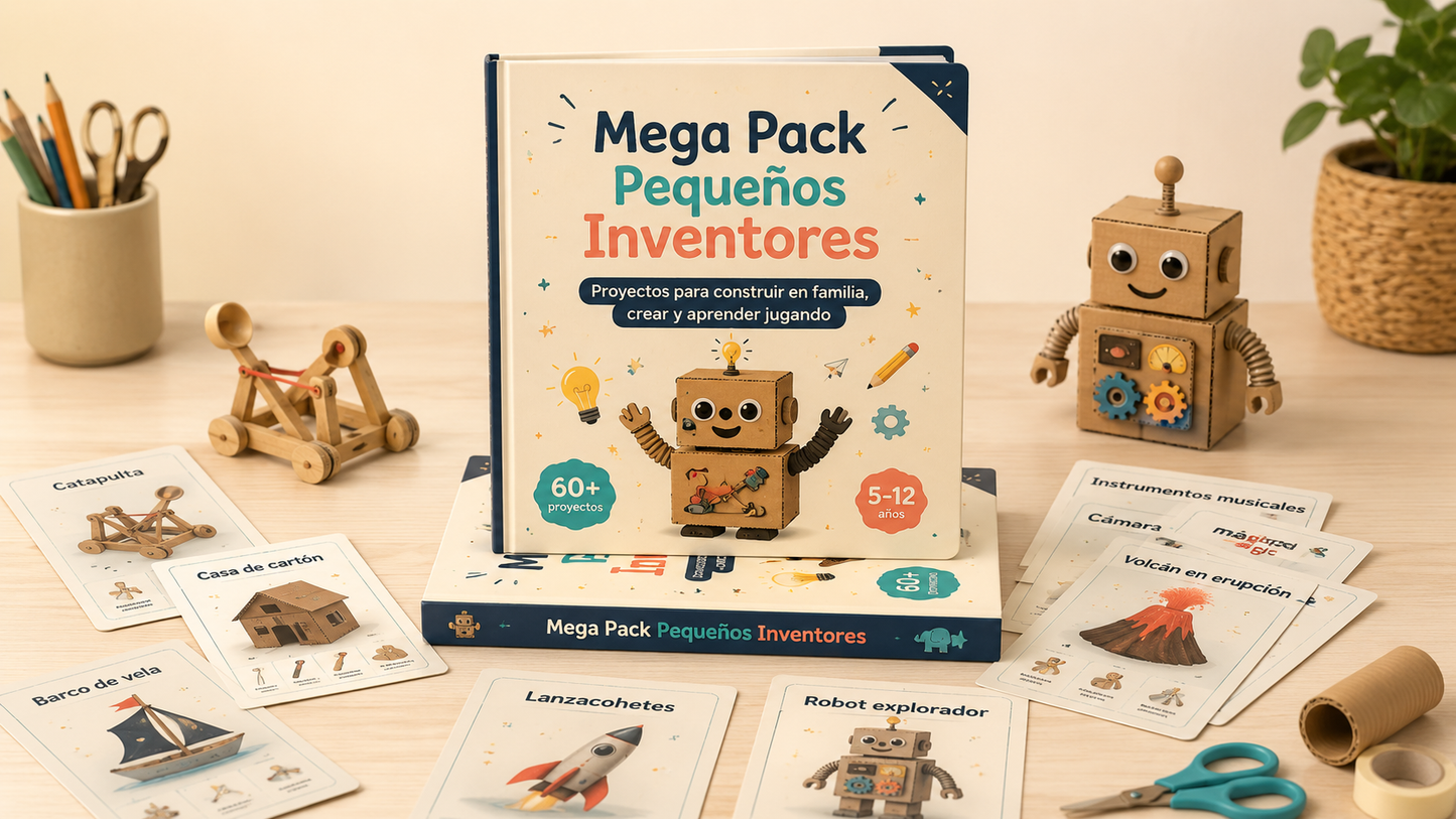 Mega Pack Pequeños Inventores + 5 Bonos GRATIS