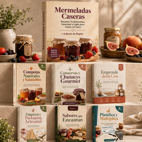 Mermeladas Caseras + 6 Bonos de Regalo