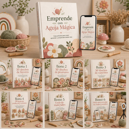 Emprende con Aguja Mágica + 6 bonos incluidos